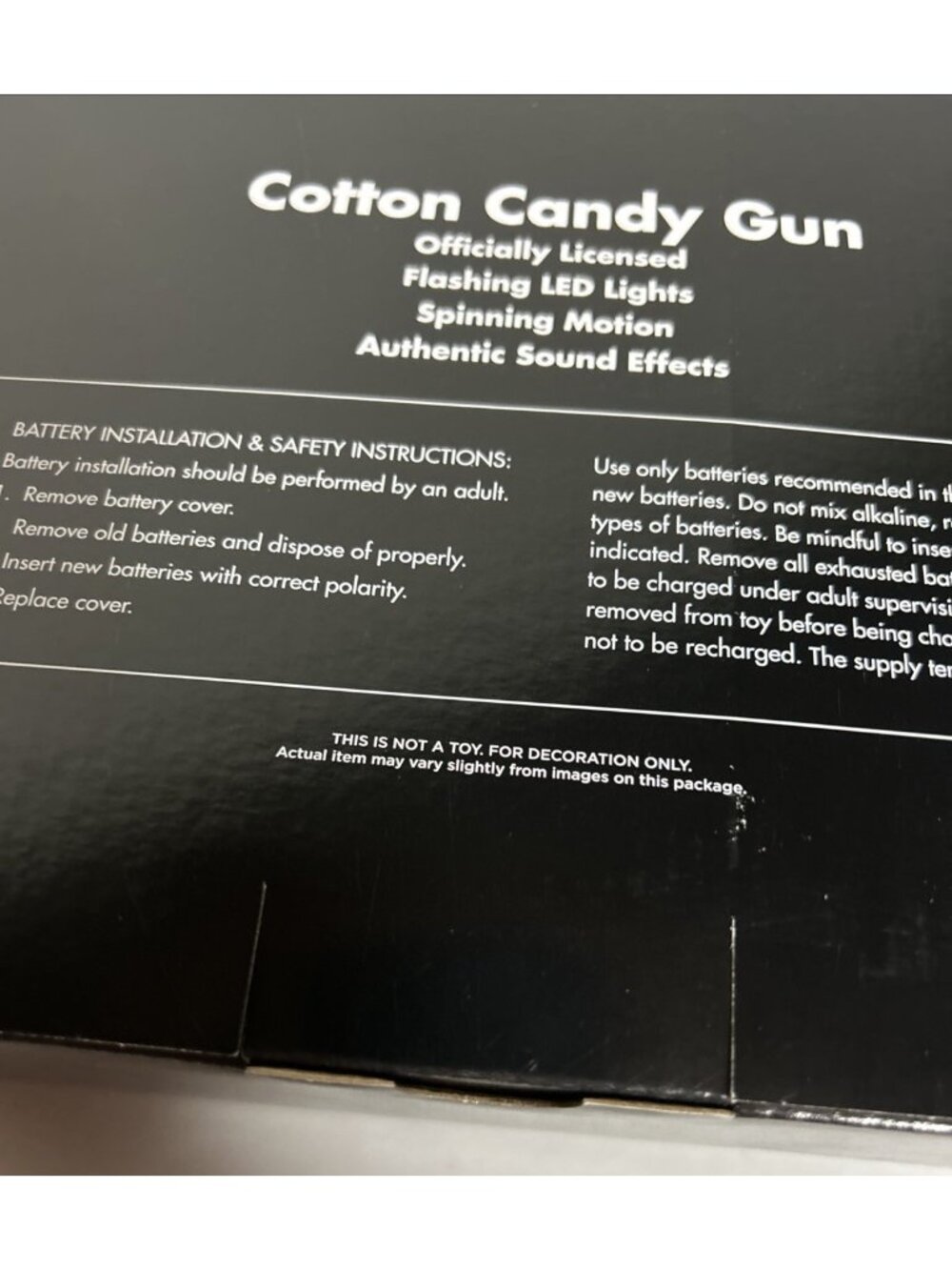 Killer Klowns Cotton Candy Toy Gun Spirit Halloween Accessory Collectible In Box - Picture 6 of 9